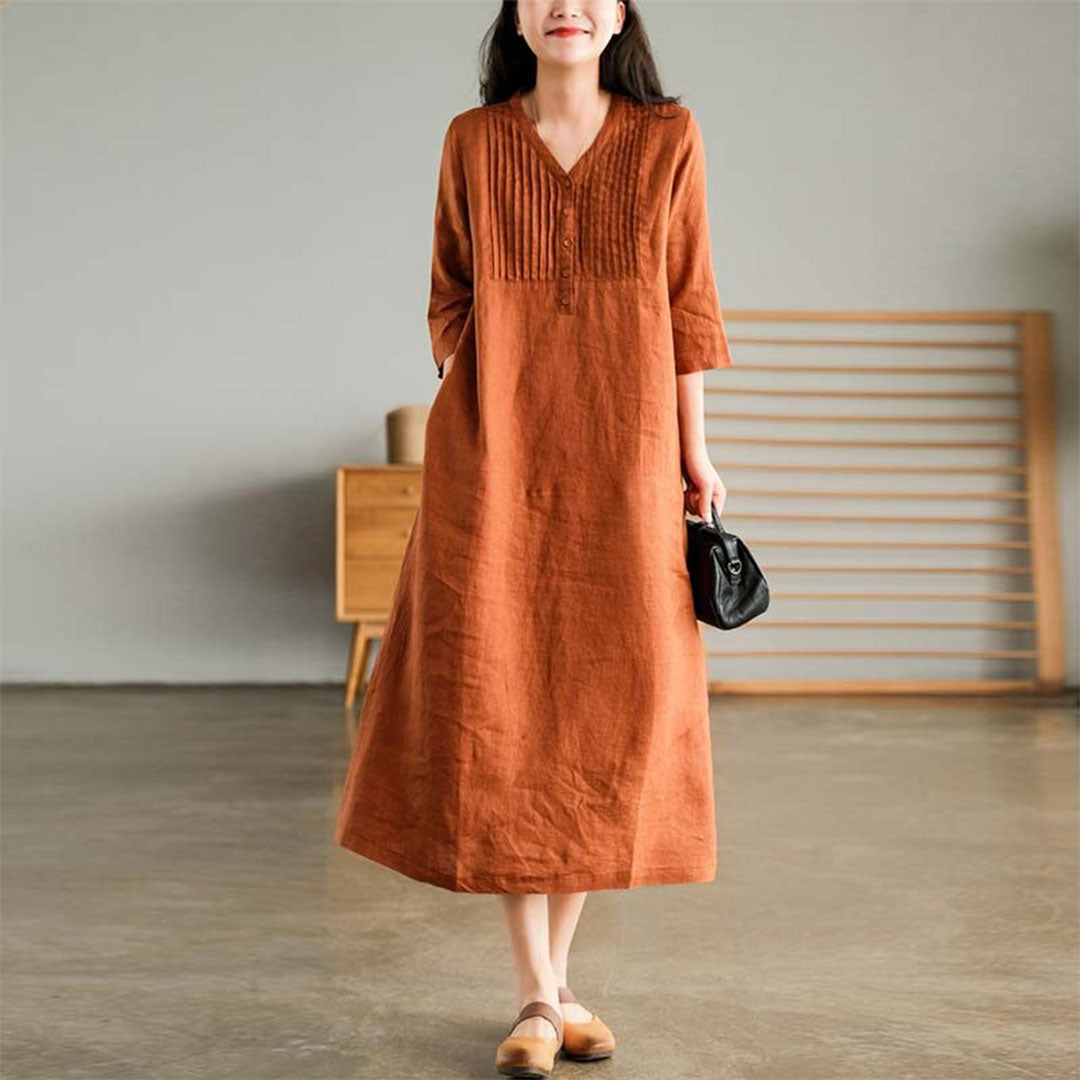 Olivara – Linnen jumpsuit met tijdloze elegantie en ultiem draagcomfort