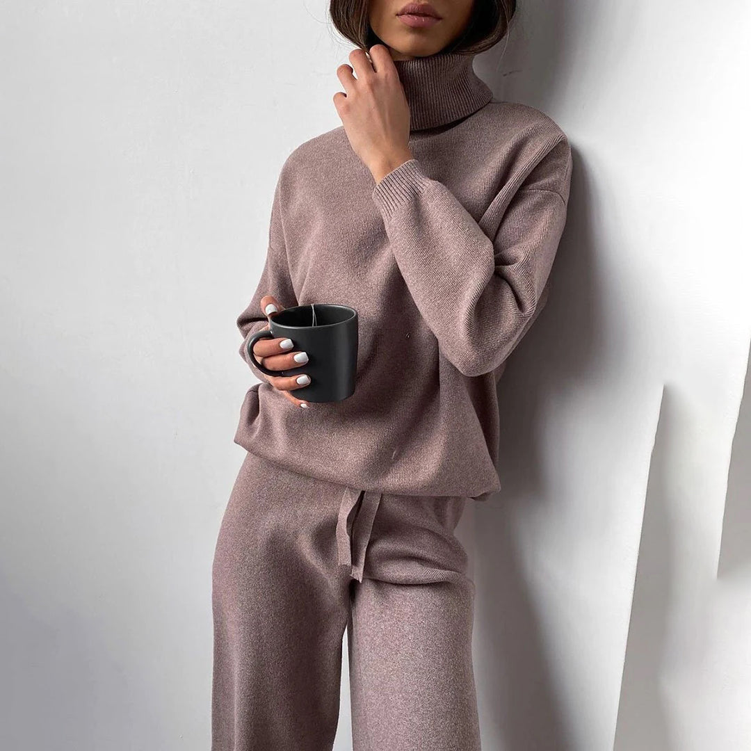 Sylvara Sweaterset met Coltrui – Elegantie & Comfort voor Koude Dagen