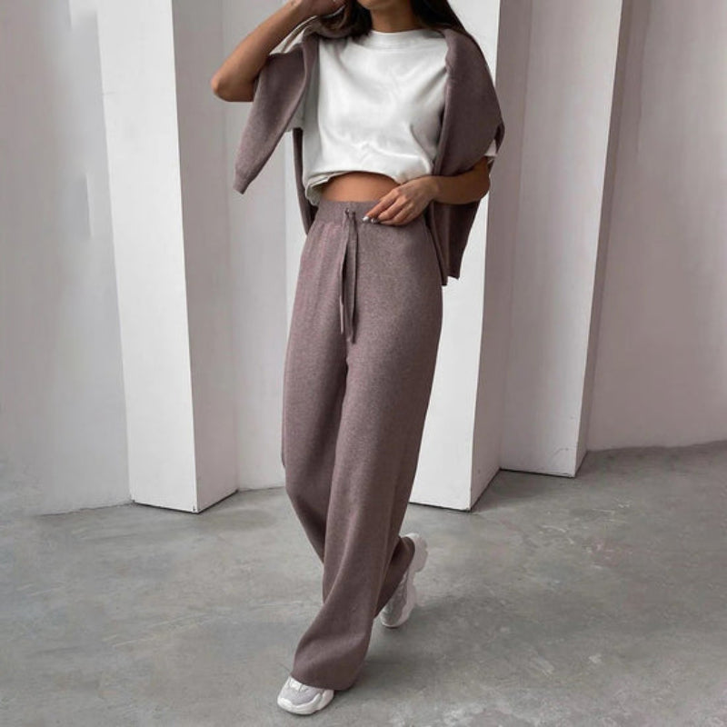 Sylvara Sweaterset met Coltrui – Elegantie & Comfort voor Koude Dagen