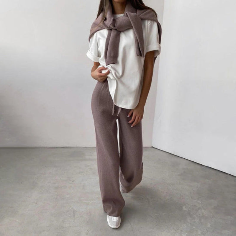 Sylvara Sweaterset met Coltrui – Elegantie & Comfort voor Koude Dagen