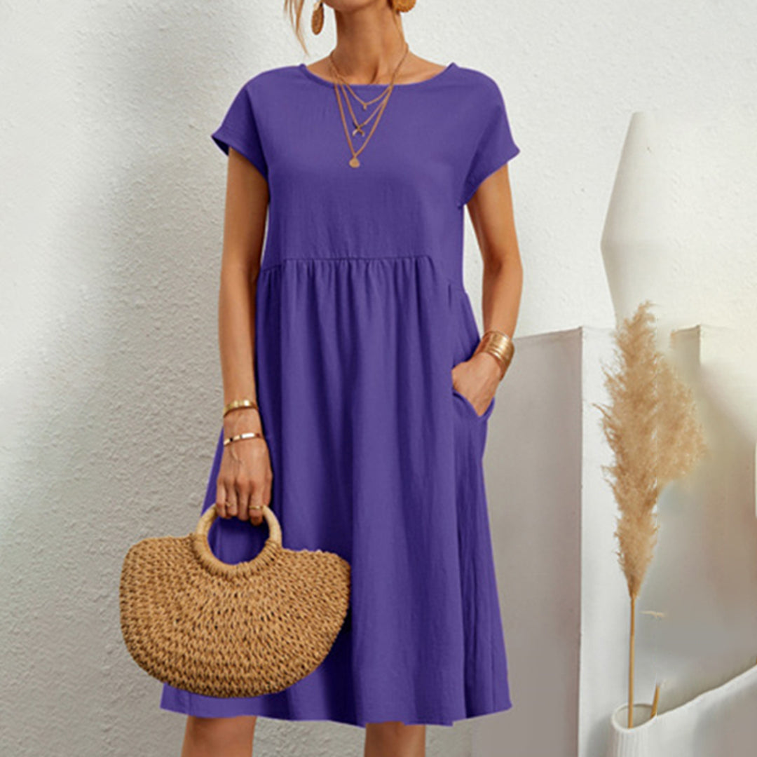 Valoria – Elegante dames zomerjurk met luchtige pasvorm