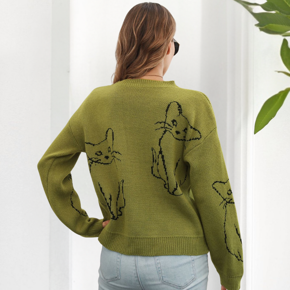 ZELDA - Comfortabele en Stijlvolle Trui voor Dames met Relaxte Pasvorm