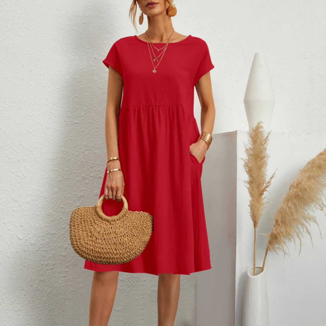 Valoria – Elegante dames zomerjurk met luchtige pasvorm