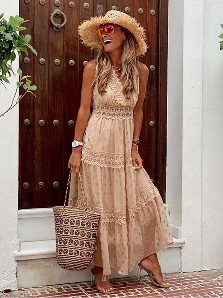 Saphielle – Luchtige boho-jurk met Ibiza flair