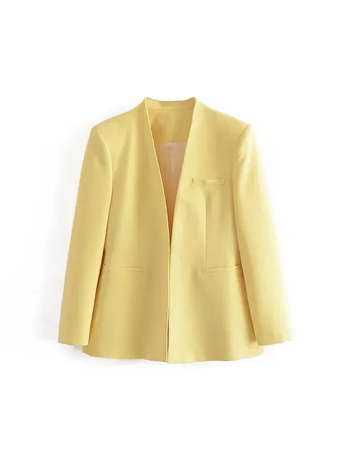 Selvara – Dames Tweedelige Business Set met Blazer & Slim-Fit Broek