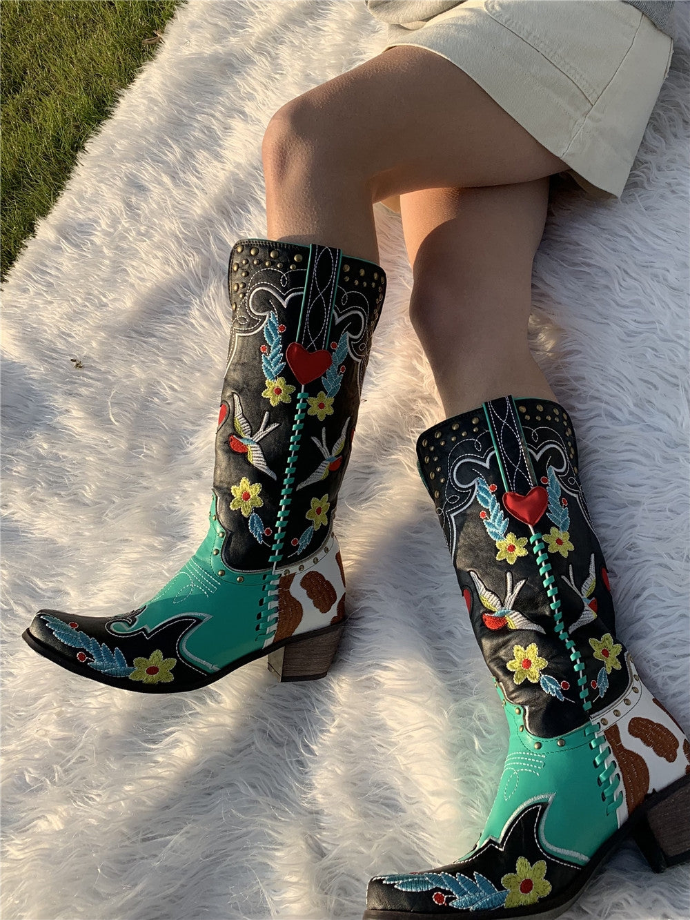 Calliora – Cowboylaarzen voor Dames | Westernstijl met Elegante Details