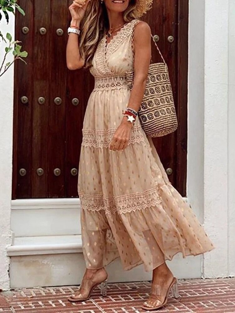 Saphielle – Luchtige boho-jurk met Ibiza flair