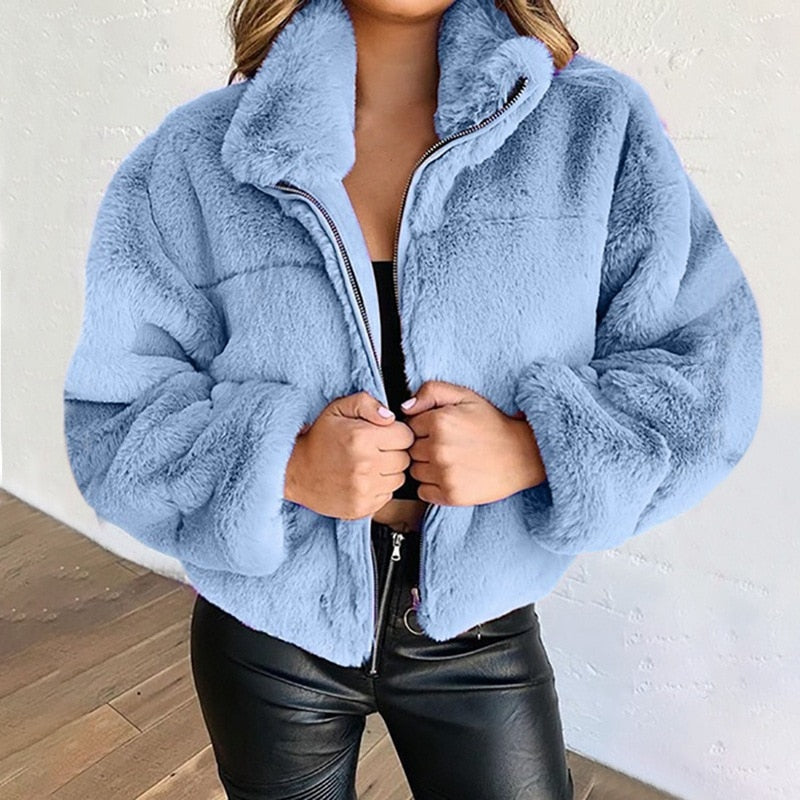 Nolene Teddy Jas – Zacht, Fluffy & Volledig On-Trend