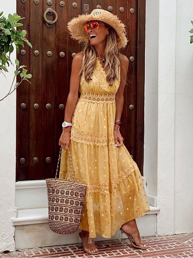 Saphielle – Luchtige boho-jurk met Ibiza flair