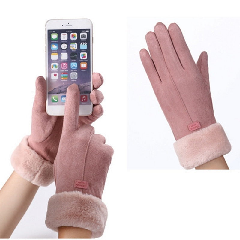 Evelisse – Warme dameshandschoenen met fleecevoering en touchscreenfunctie