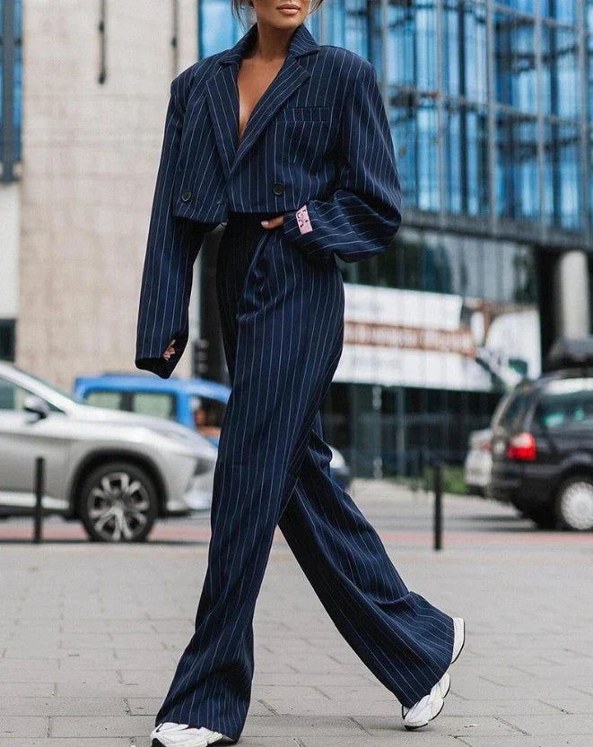 Orlina – Tweedelige Blazer Set met Tijdloze Elegantie