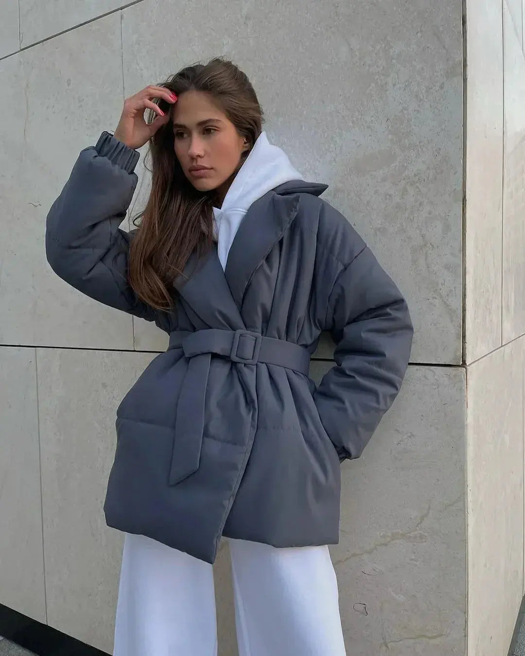 Elayne Pufferjack – Warme Elegant met een Vleugje Power