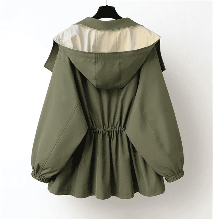 Celeste Oversized Two-Tone Coat – Trendy Warmte met een Moderne Twist