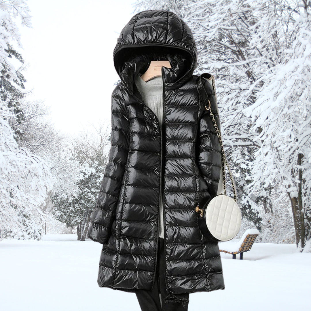 Léonie Down Jacket – ultralichte donsjas voor dames met elegante pasvorm en superieure warmte