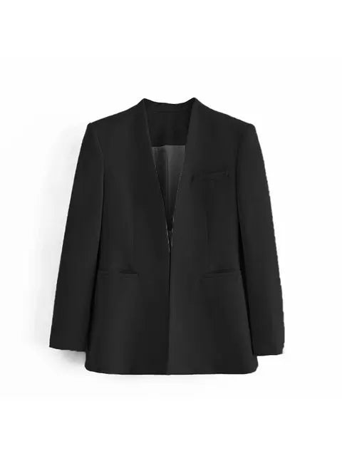 Selvara – Dames Tweedelige Business Set met Blazer & Slim-Fit Broek