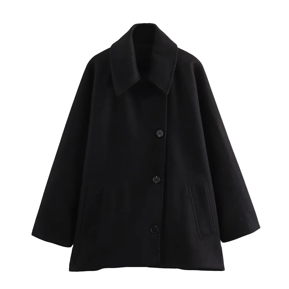 Serenya Oversized Trench Wintervest – Tijdloze Elegantie en Warmte voor Dames