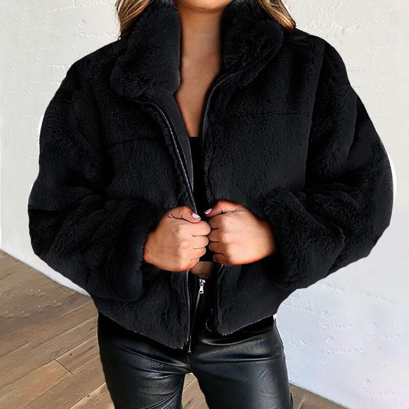 Nolene Teddy Jas – Zacht, Fluffy & Volledig On-Trend