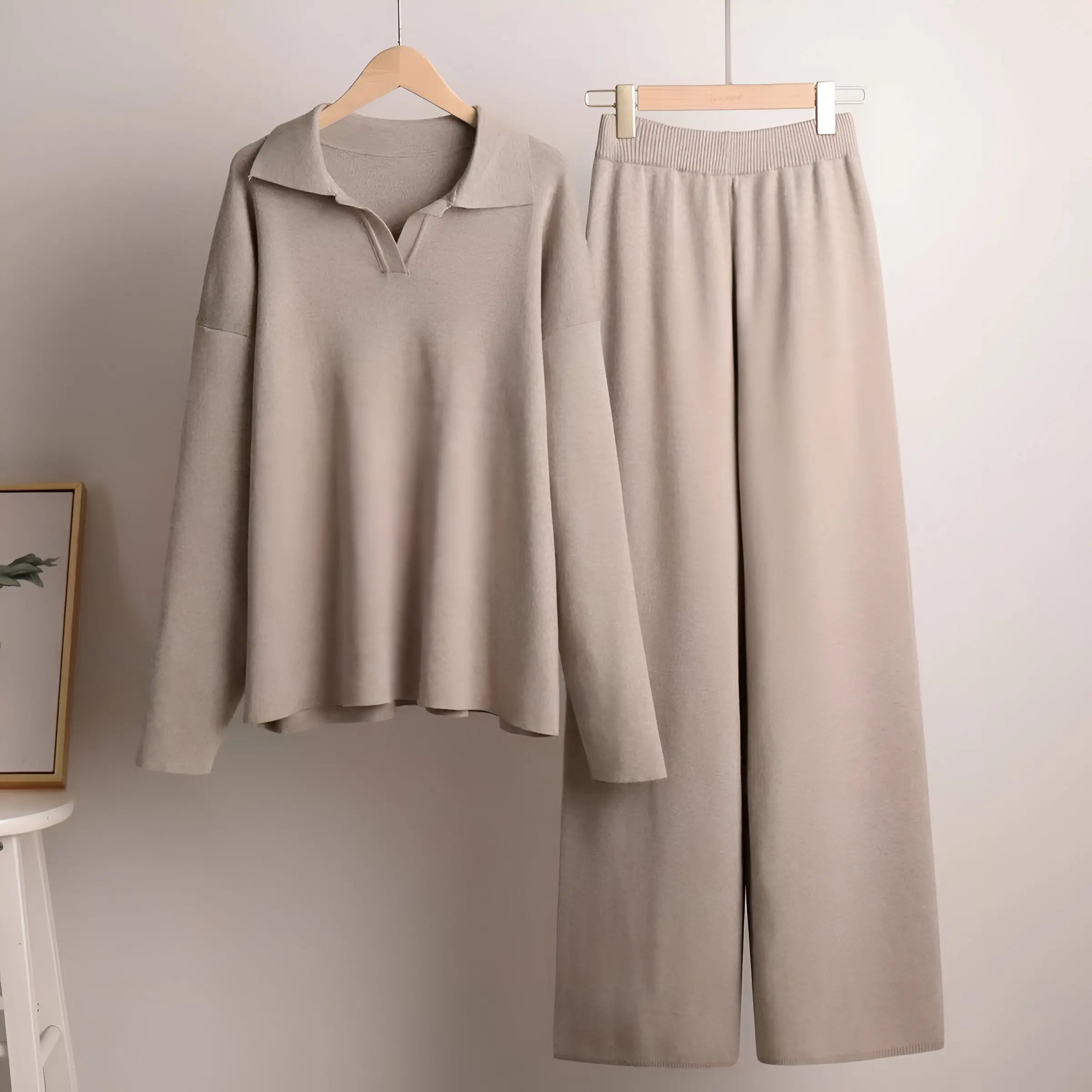 Aveline Cozy Lounge Set – Zachte Tweedelige Dames Set met Luxe Comfort