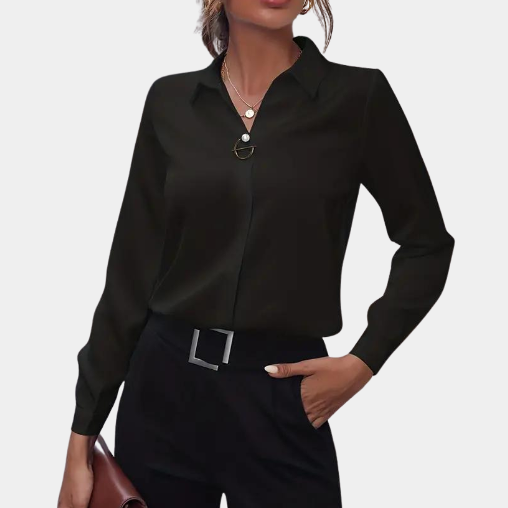 Avelisse – Tijdloze Damesblouse met Elegante Pasvorm