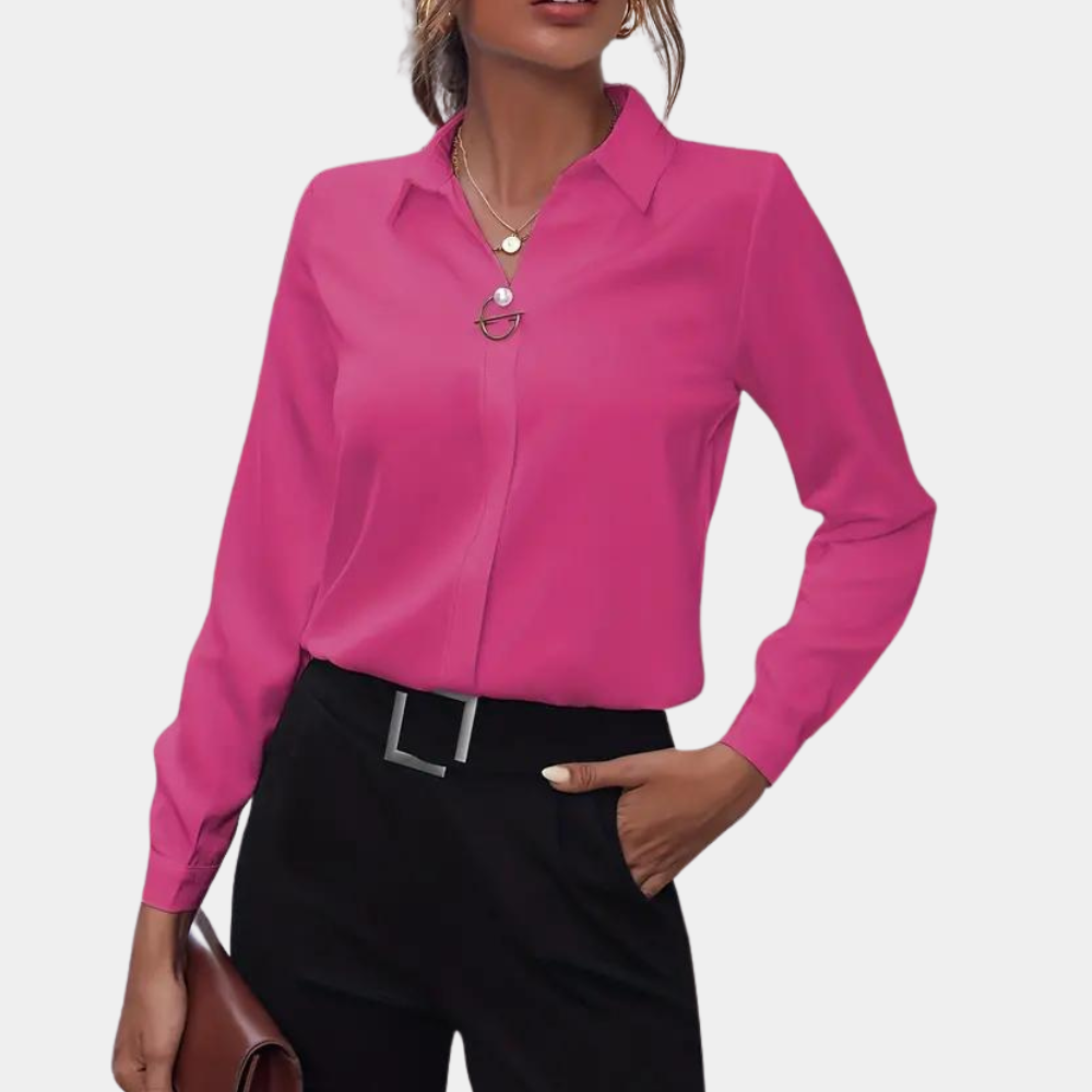 Avelisse – Tijdloze Damesblouse met Elegante Pasvorm