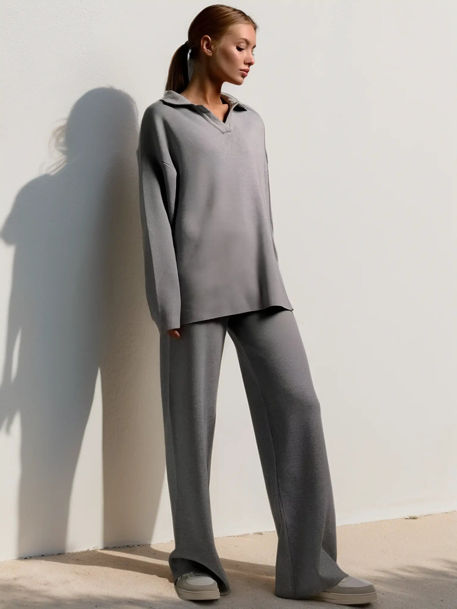 Aveline Cozy Lounge Set – Zachte Tweedelige Dames Set met Luxe Comfort