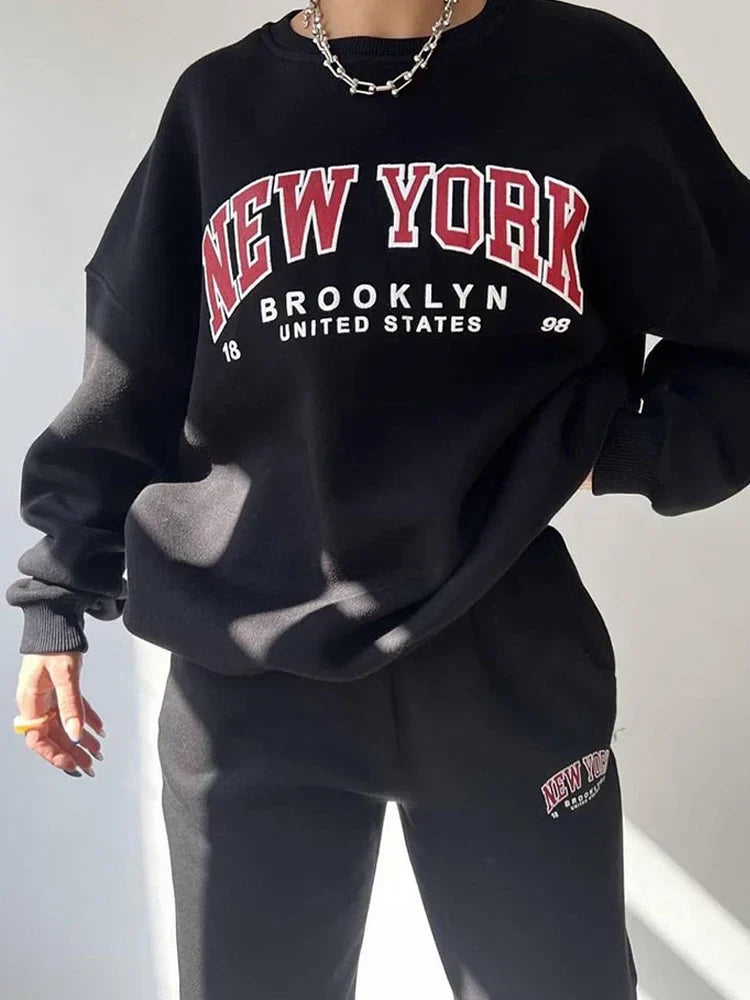Marélle New York Co-ord Set – Stijlvol Comfort in een Moedige Look