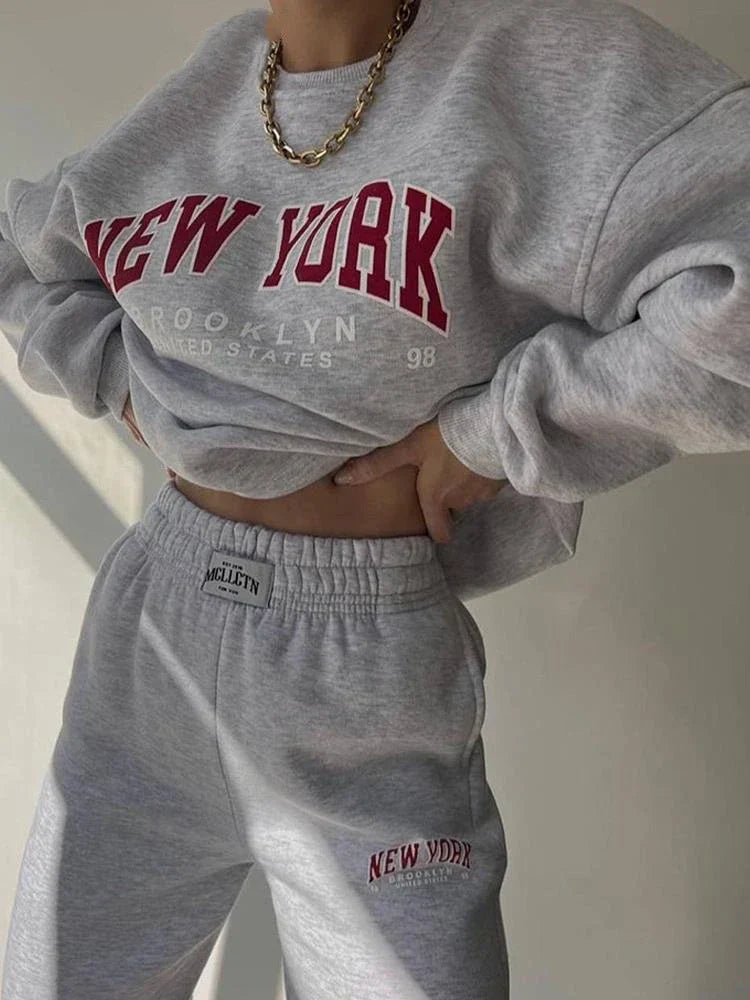 Marélle New York Co-ord Set – Stijlvol Comfort in een Moedige Look