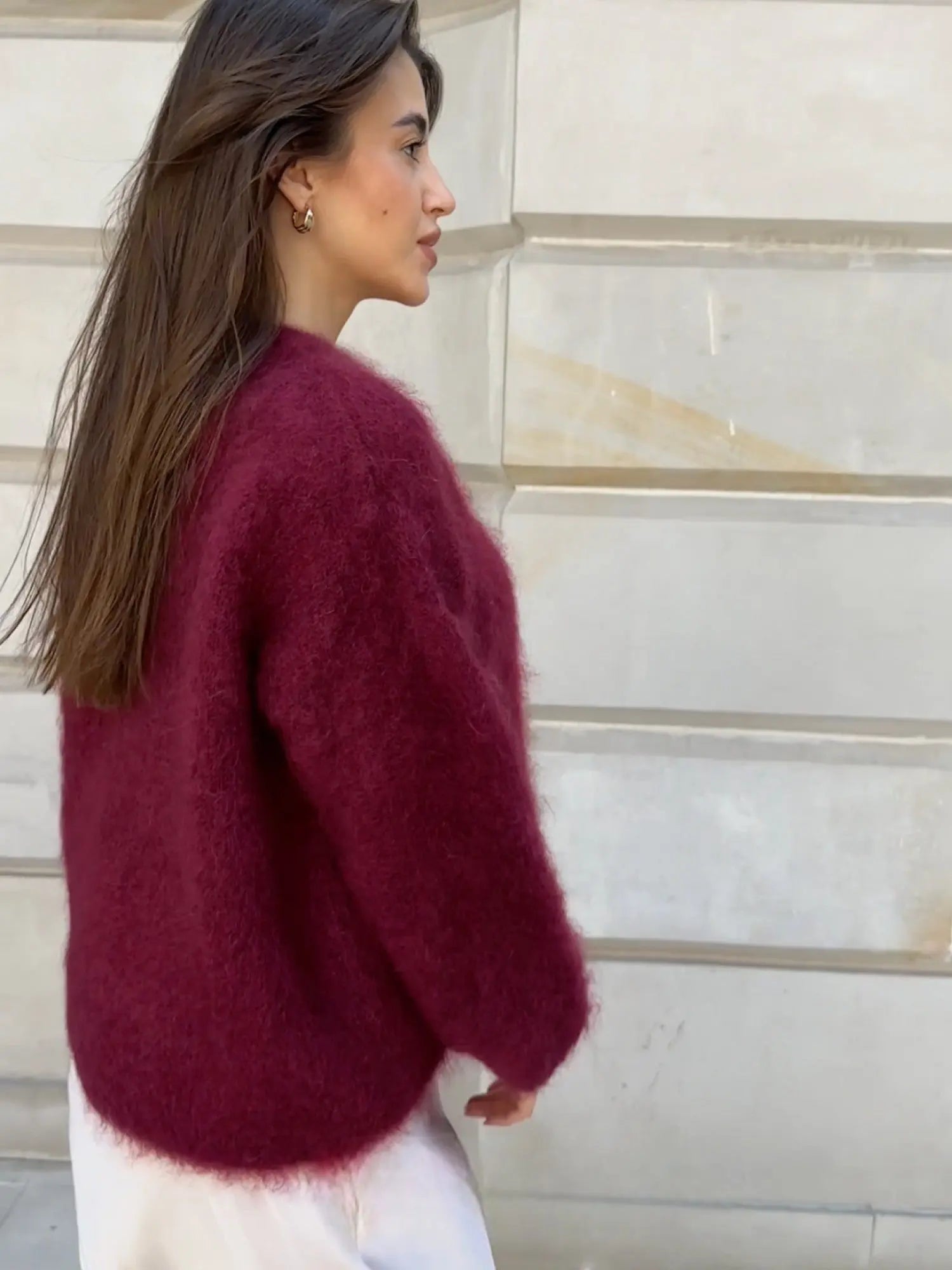 Aurevelle Mohair Trui – Tijdloze Zachtigheid met Verfijnde Luxe