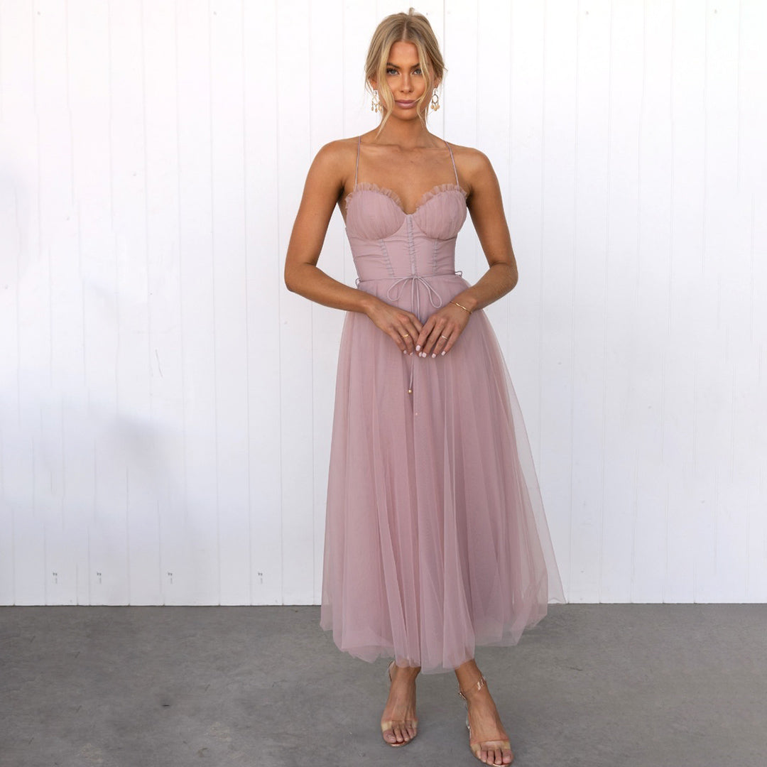Midi Jurk Dames Elegant met Flatterende Pasvorm