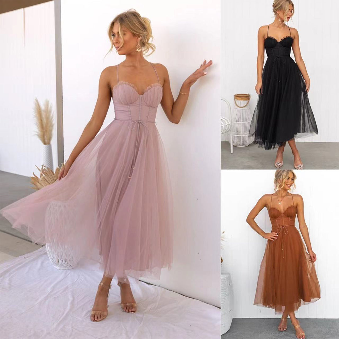 Midi Jurk Dames Elegant met Flatterende Pasvorm