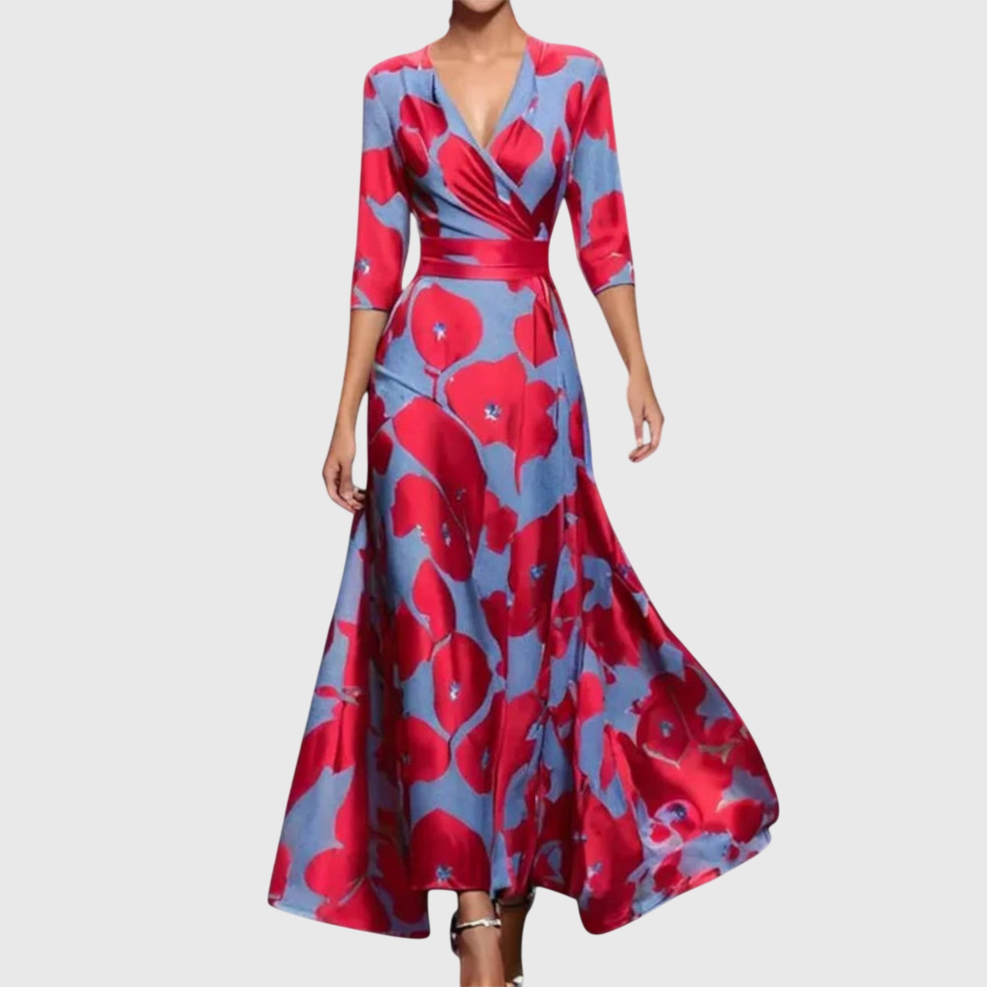 Dames elegante jurk met flatterende pasvorm en tijdloze