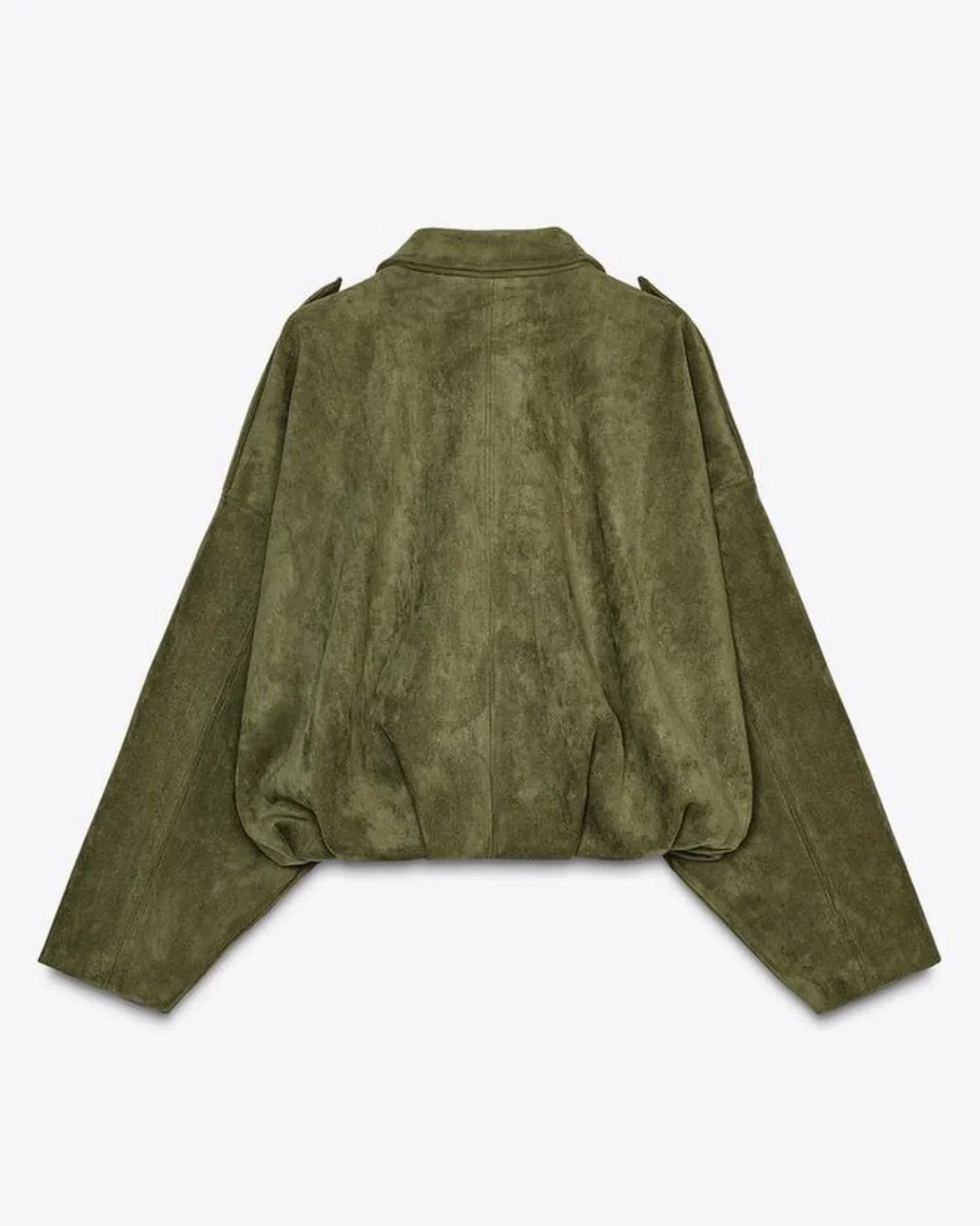 Noémie Suède Oversized Jas – Tijdloze Luxe in een Ontspannen Silhouet