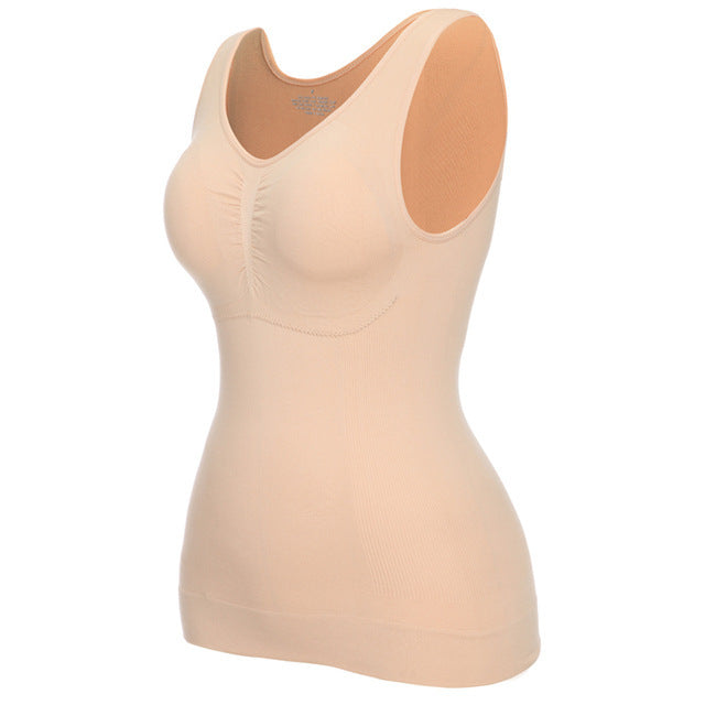 Vespera - Corrigerende Dames Tanktop met Ingebouwde BH voor een Slanker Silhouet