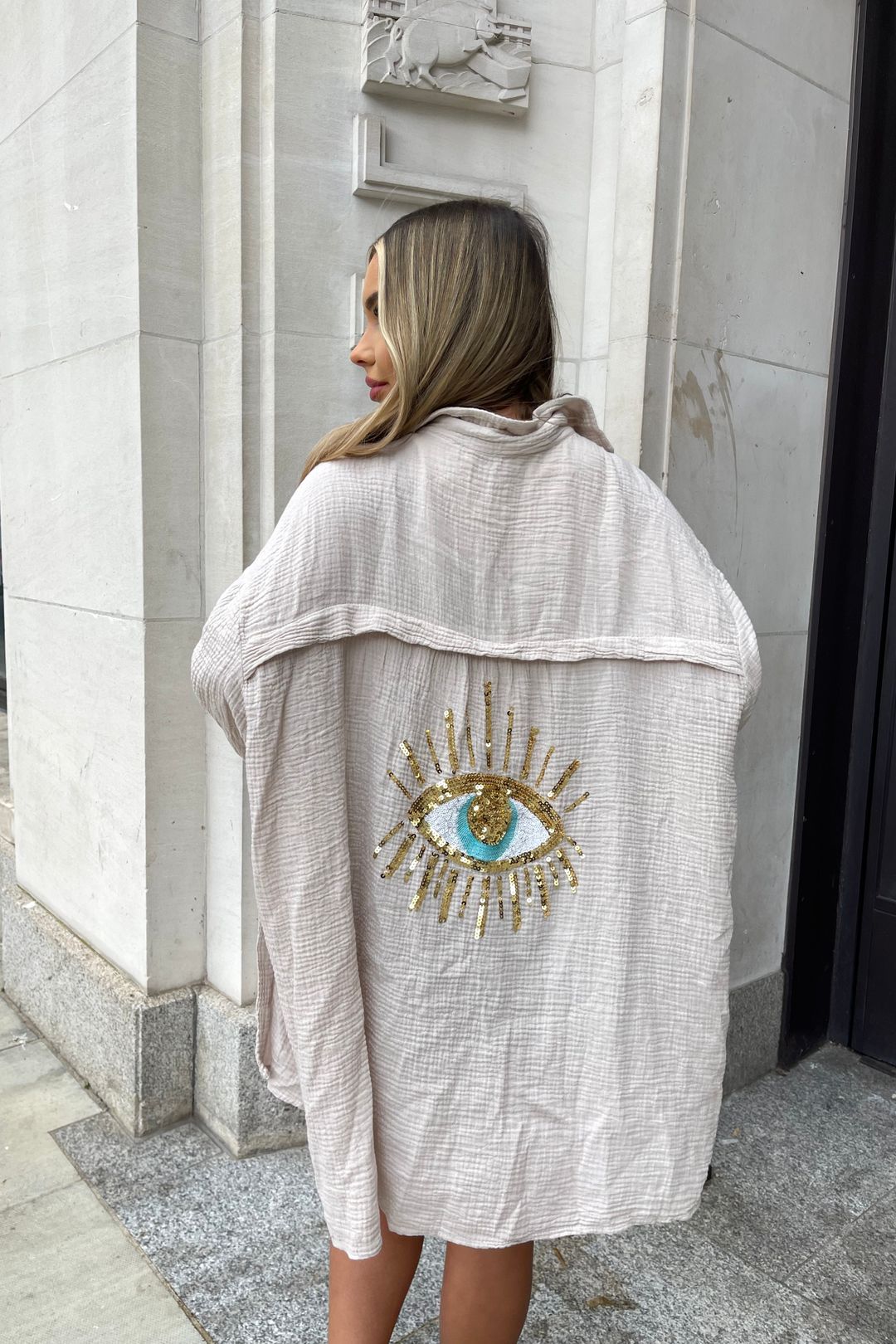 Oversized dames blouse met bohemian details – luchtig en zomers