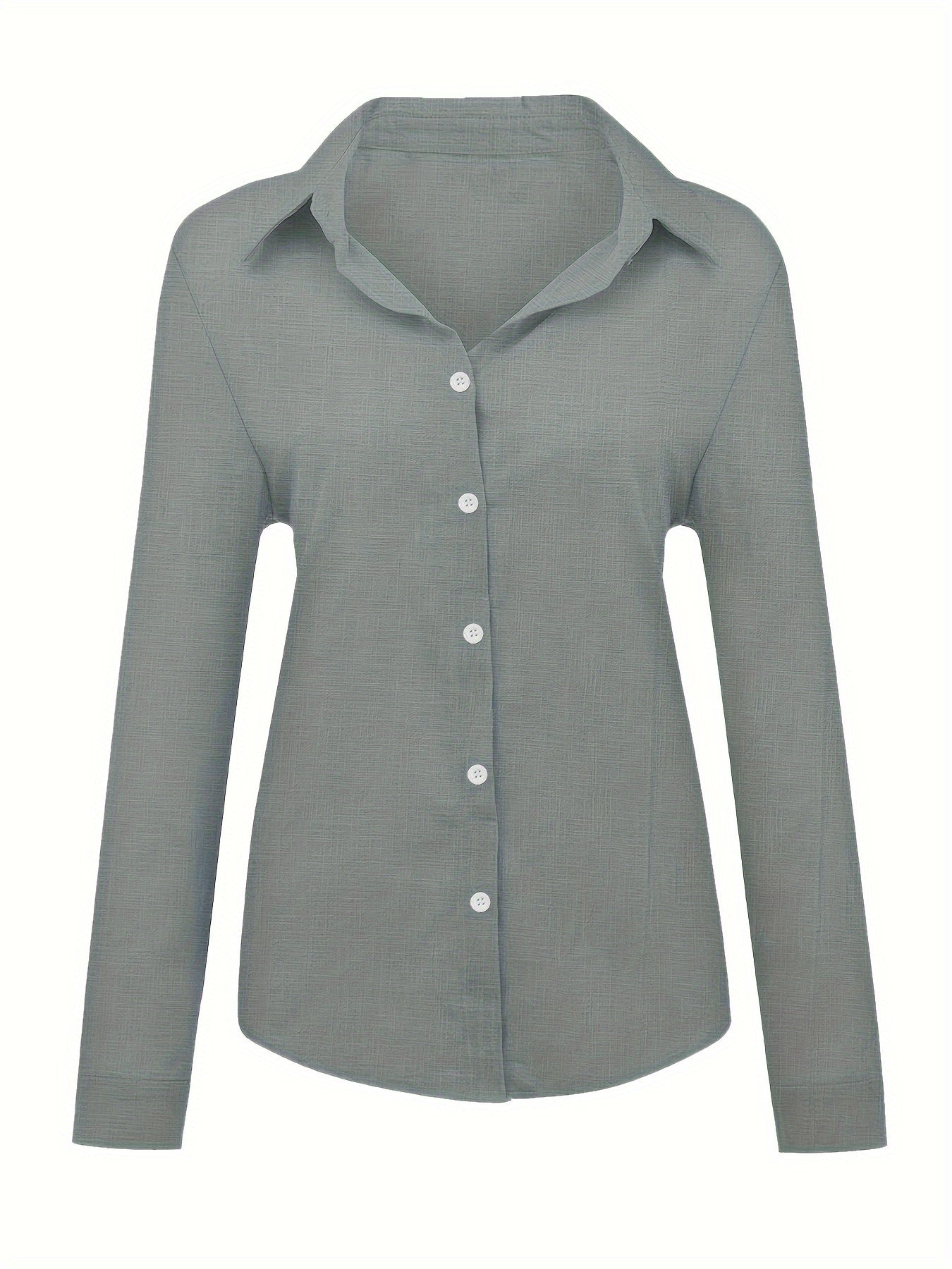 Marigold - Casual Linnen Overhemd voor Dames met Lange Mouwen en Knopen in Diverse Kleuren
