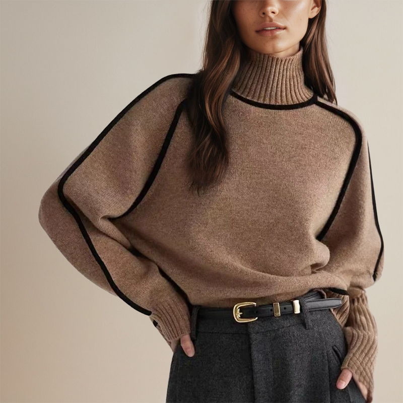 Élise Knit Sweater – elegante damestrui met tijdloos design en luxueus draagcomfort