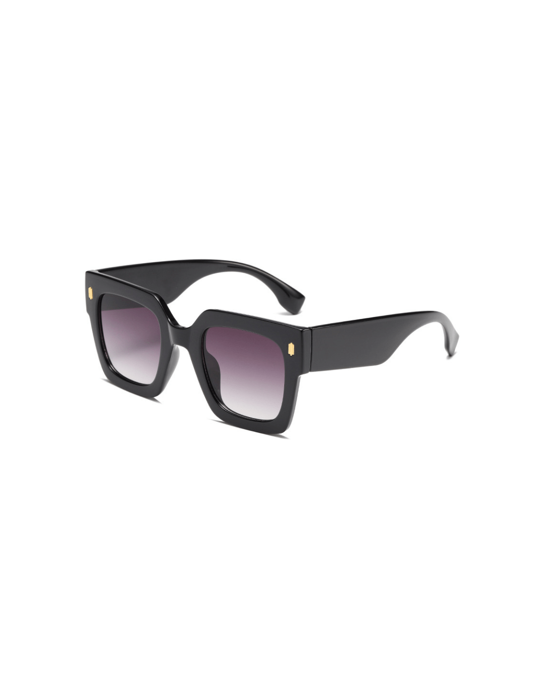 Zwarte dames zonnebril met UV400-bescherming – lichtgewicht PC-materiaal