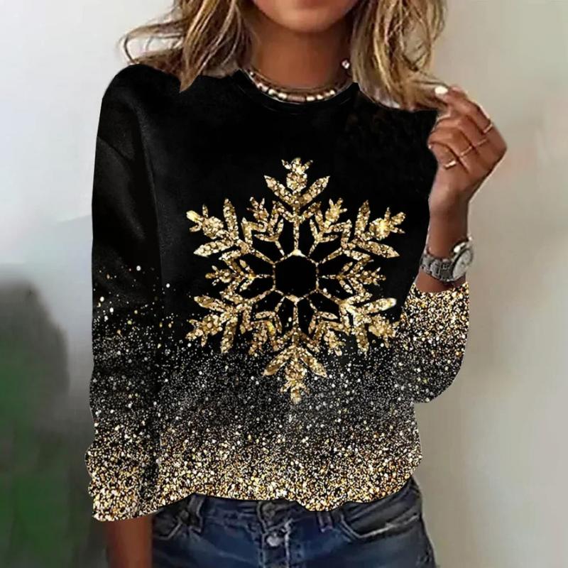 Nerissa – Glitter Top met Lange Mouwen en Fonkelende Elegant﻿ie
