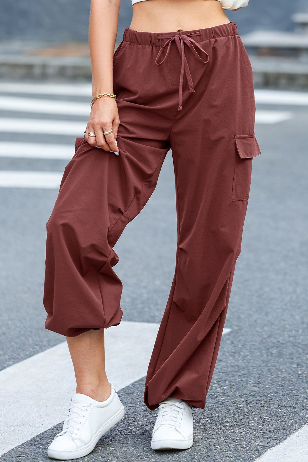 Cerisane – Wijde Cargo Broek voor Dames | Trendy, Comfortabel & Tijdloos