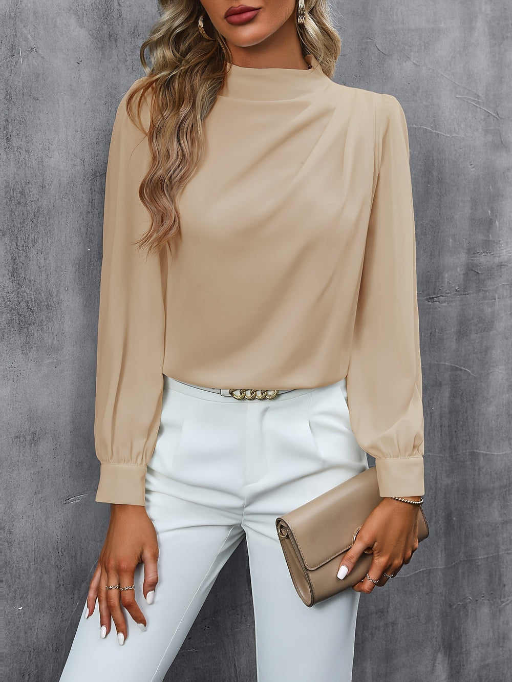 Savirae – Gegolfde Blouse voor Dames | Elegant, Vrouwelijk & Veelzijdig