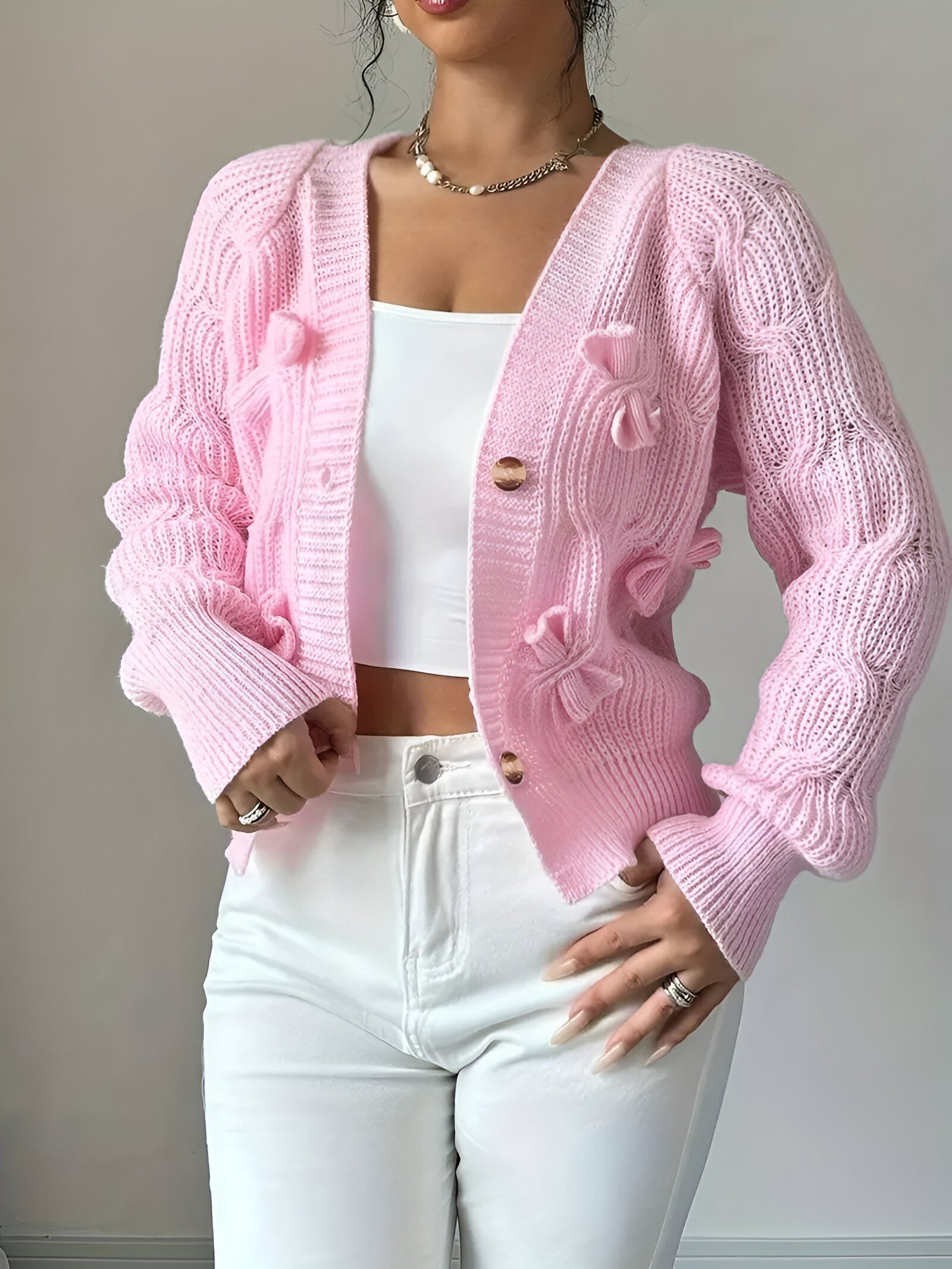 Nyara - Elegante Gebreide Vest voor Dames, Zachte Tricot, Comfortabele Pasvorm, Geschikt voor Casual en Kantoor