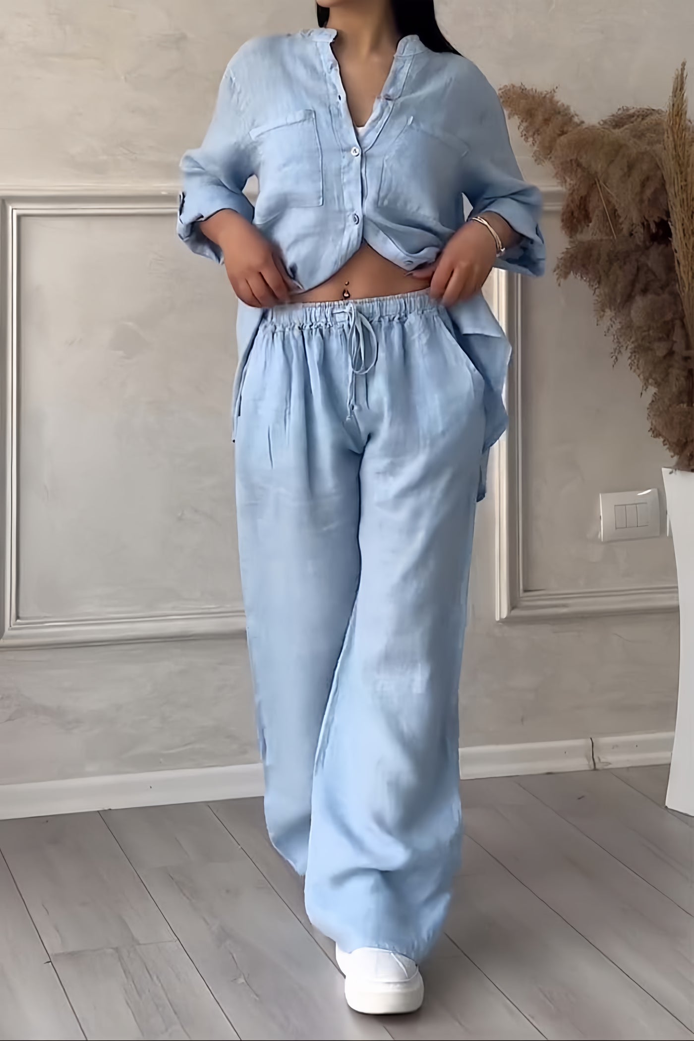 Liora Linnen Set – Licht, Luchtig & Tijdloos Elegant