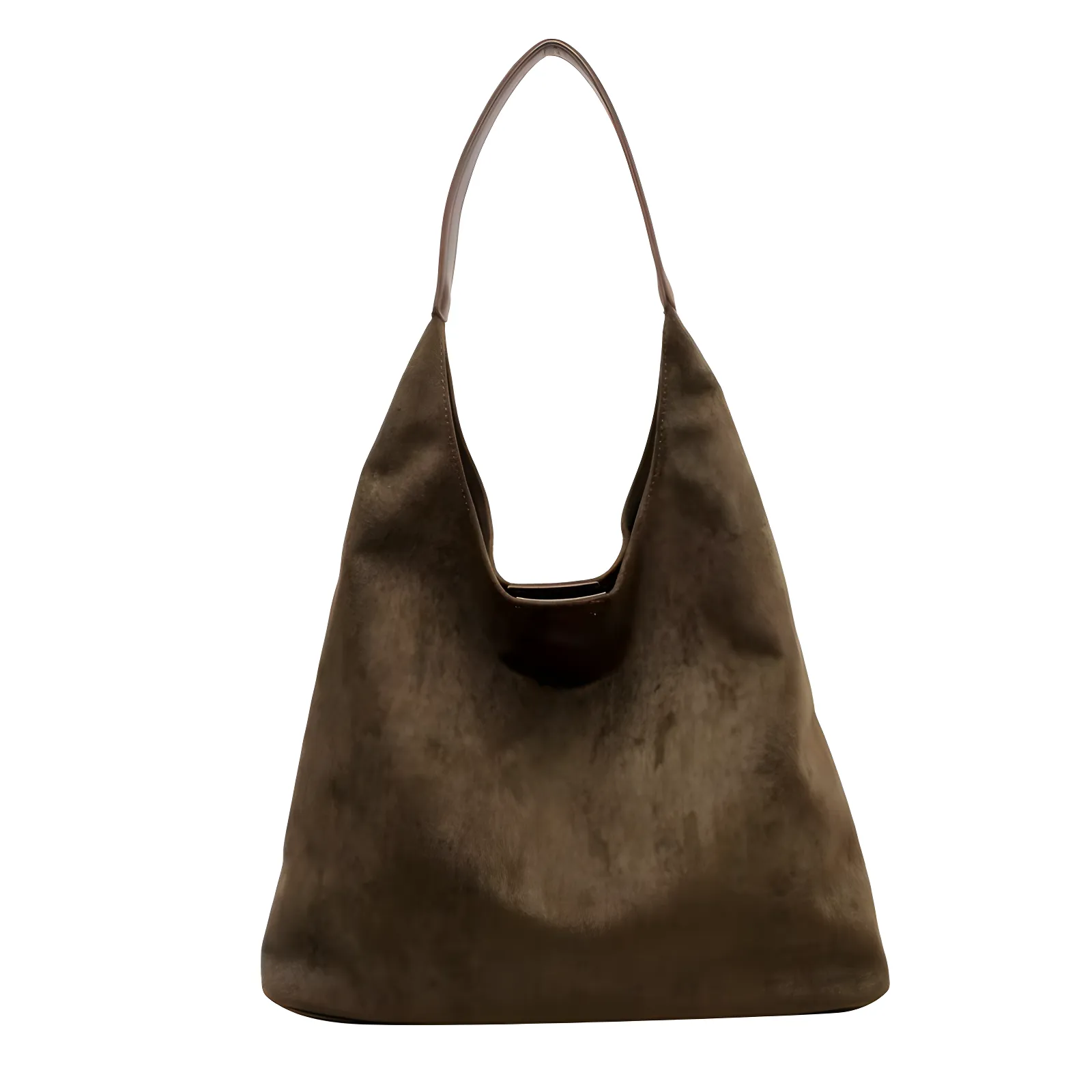 Elowen – Chique Vegan Suède Tote met Tijdloze Elegantie