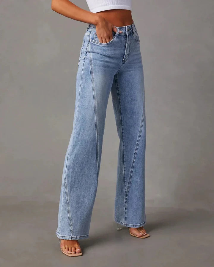 Camille – Oversized Jeans met Hoge Taille en Moderne Look