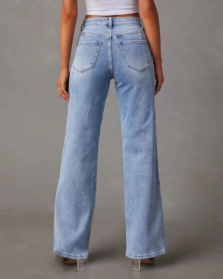 Camille – Oversized Jeans met Hoge Taille en Moderne Look