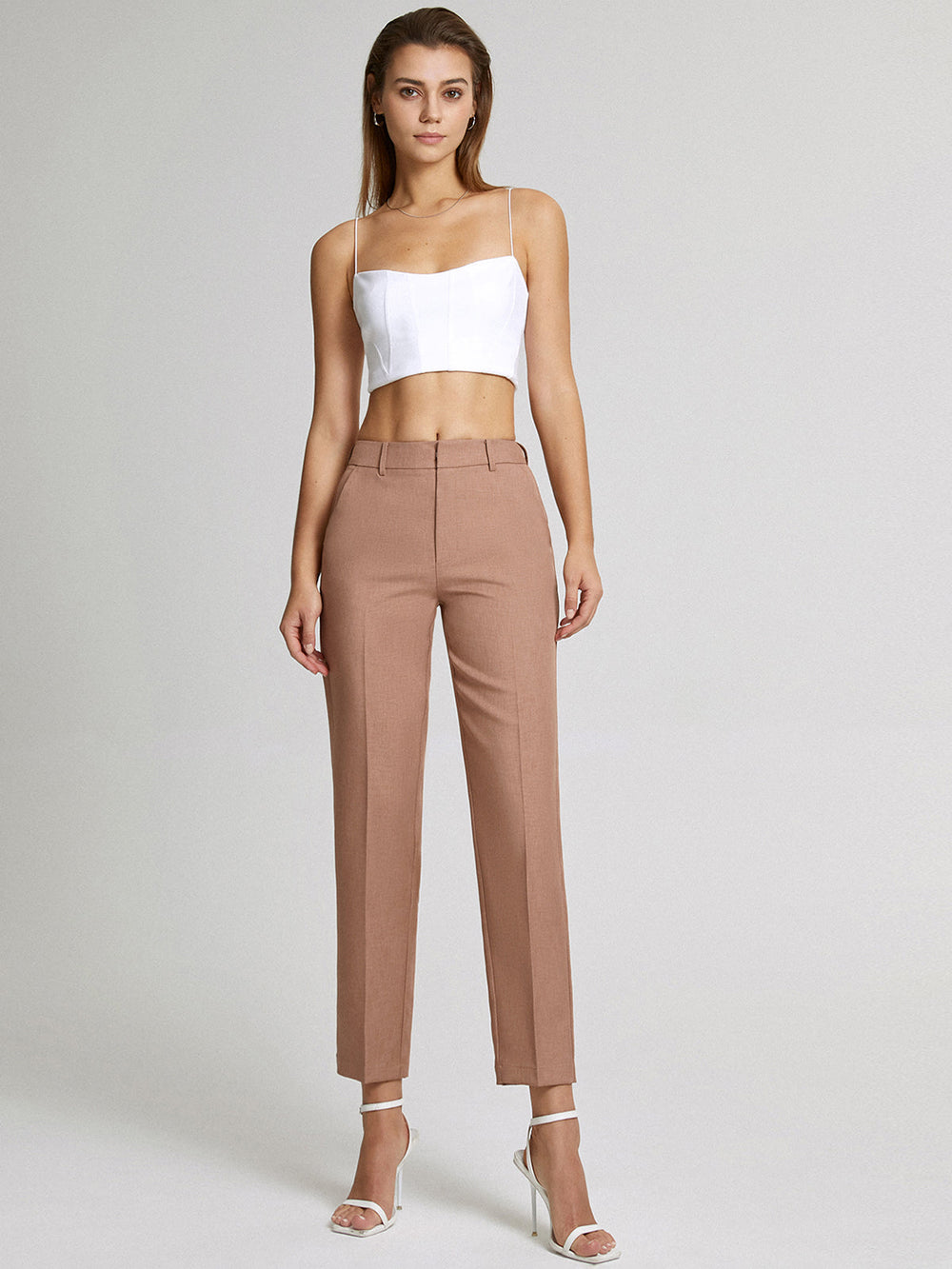 Cyarine – Hoge Taille Broek voor Dames | Rechte Snit & Tijdloze Elegantie