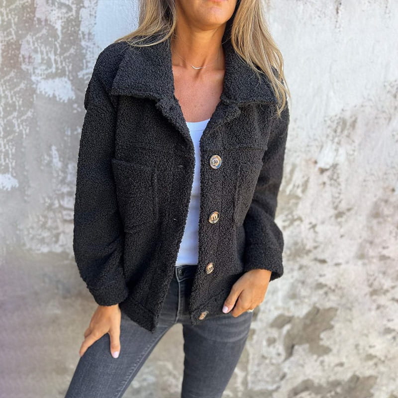 Getailleerde Warme Blazer Dames – Zakelijk & Elegant