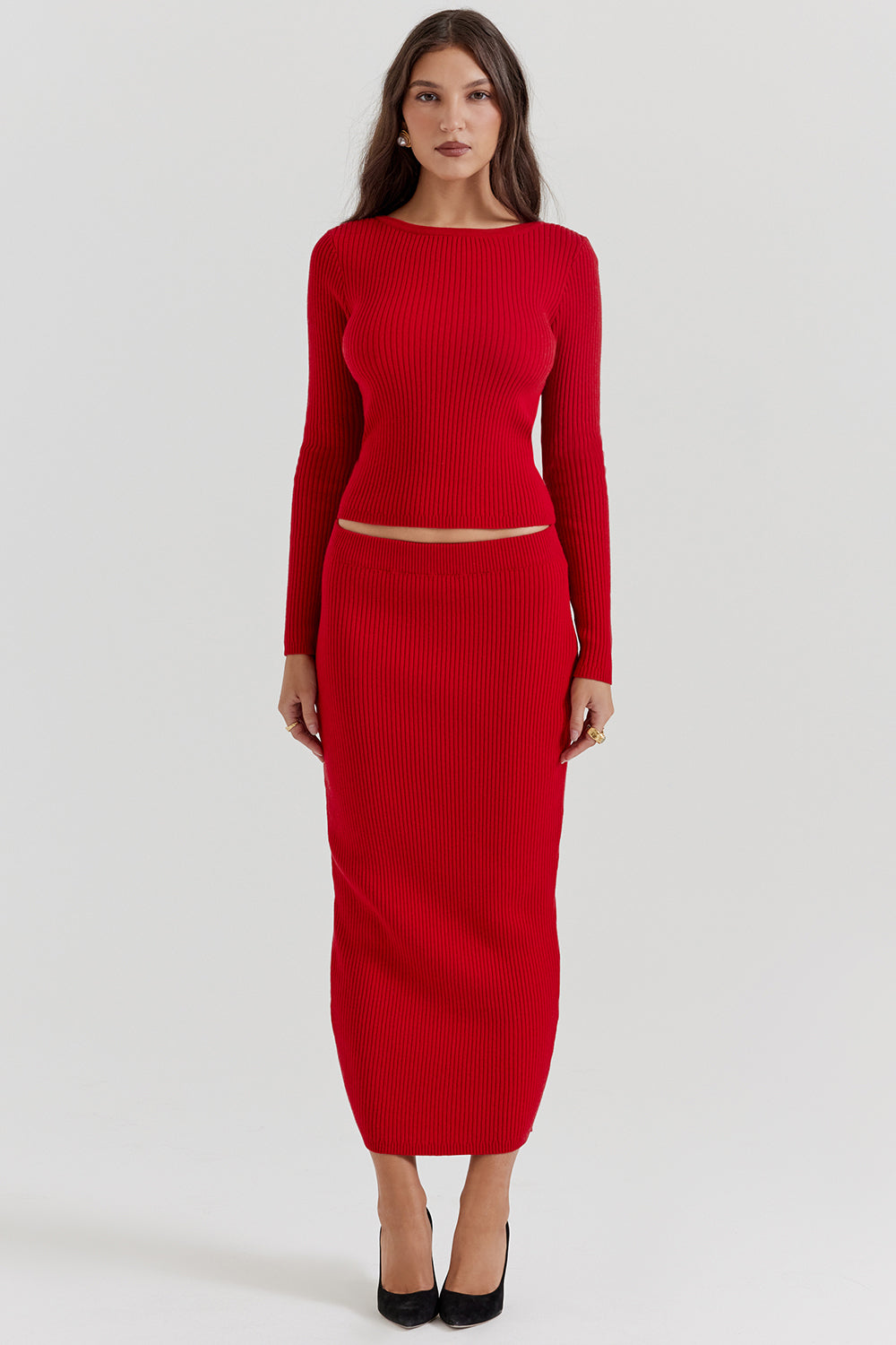 Almira Geribde Jurkenset – Elegantie en Comfort in Perfecte Harmonie