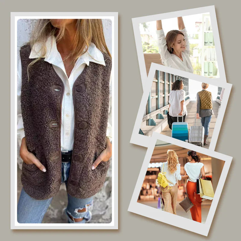 Juliane – Mouwloos Damesvest | Tijdloos, Elegant & Veelzijdig
