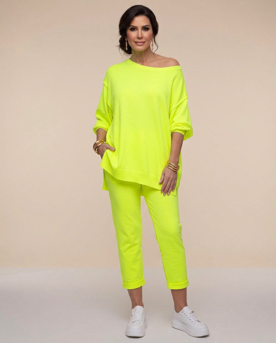 Comfortabele dames lounge set met oversized pasvorm